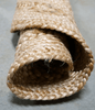Håndvevd jute-teppe Ø 120 cm