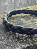 Hårbøyle - Flettet BLACK