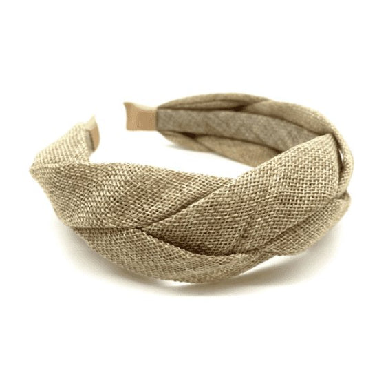 Hårbøjle i lys beige - VIAMAJA.DK