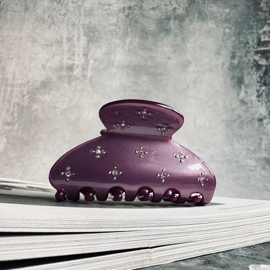 Hårklemme Deluxe Cambrige Purple - VIAMAJA.DK