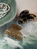 Hårklemmer Beige / Leopard – Sett med 2 stk