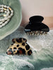 Hårklemmer Black / Leopard – Sett med 2 stk