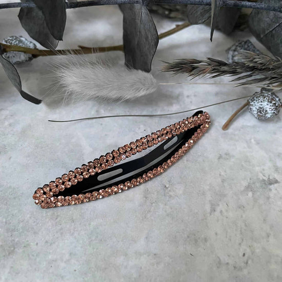 Hårspænde CILO med Gylden glassten - VIAMAJA.DK