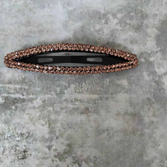 Hårspænde CILO med Gylden glassten - VIAMAJA.DK