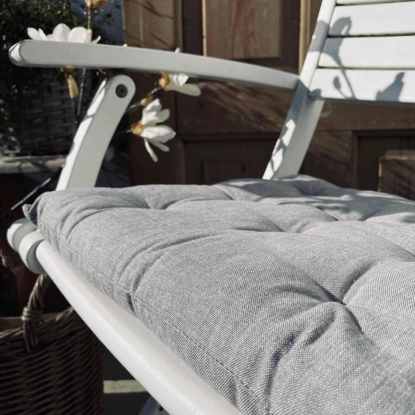 Havehynde futon – Grå 40×40 - VIAMAJA.DK