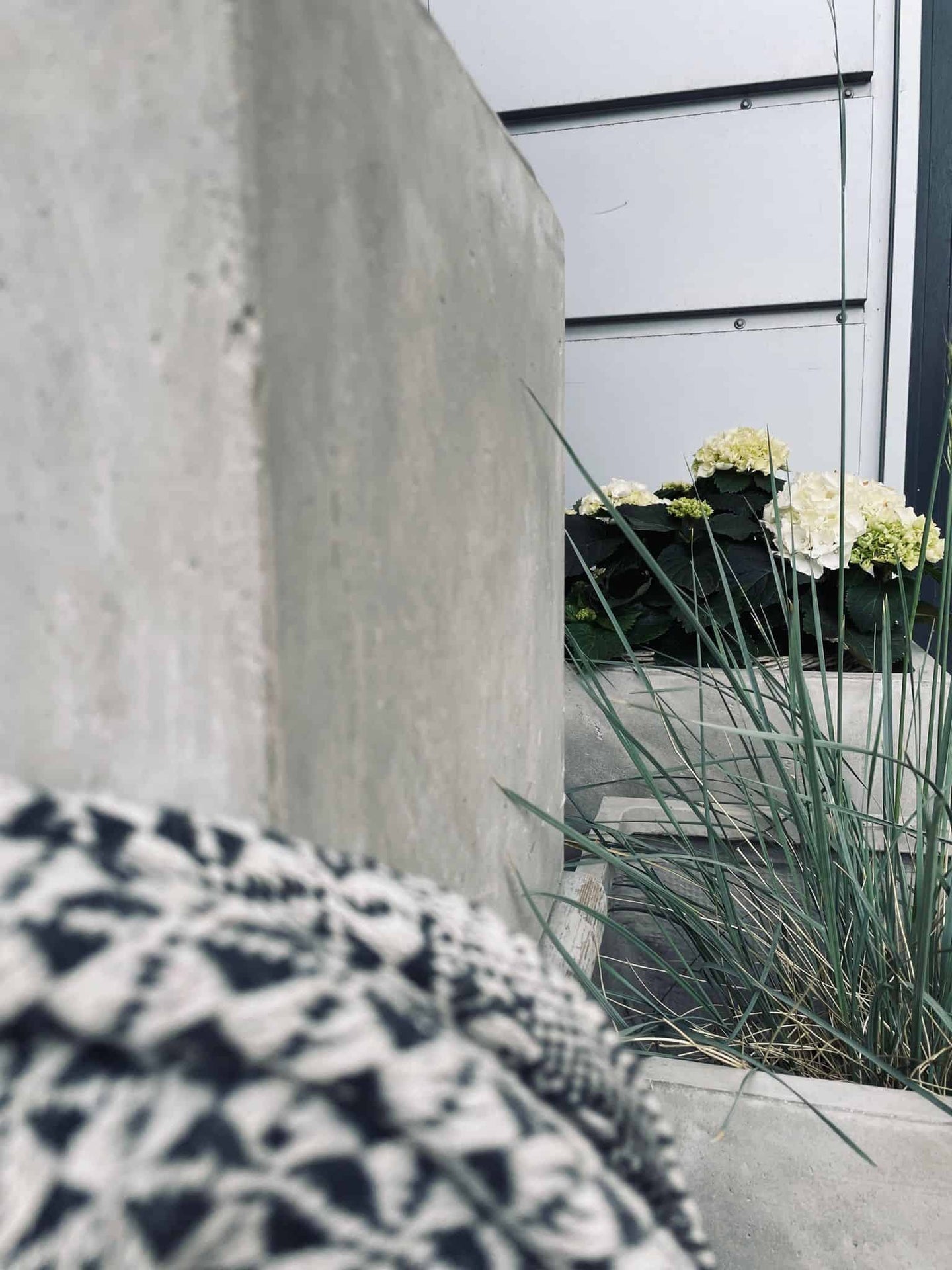 Havekrukke Sæt med 4 plantekasser - Beton - AFHENT I BUTIK - VIAMAJA.DK