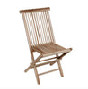 Hagestol l Teak - Sammenleggbar stol uten armlener