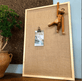 Hessian opslagstavle 60 x 40 cm - Natur - VIAMAJA