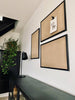 Hessian oppslagstavle m. sort treramme – 60x40