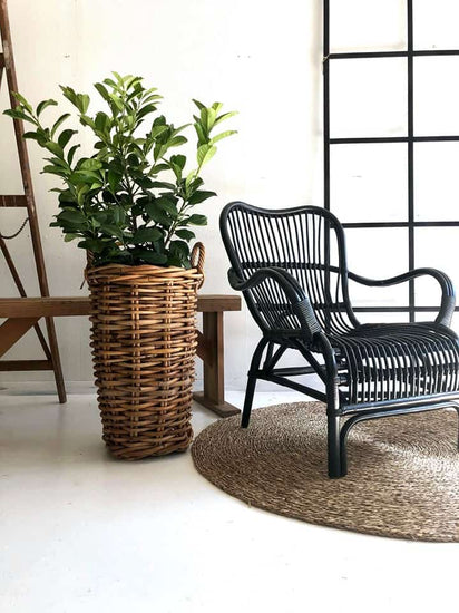 Høj Rustik plantekurv – Alm str – SKAL AFHENTES I BUTIKKEN - VIAMAJA