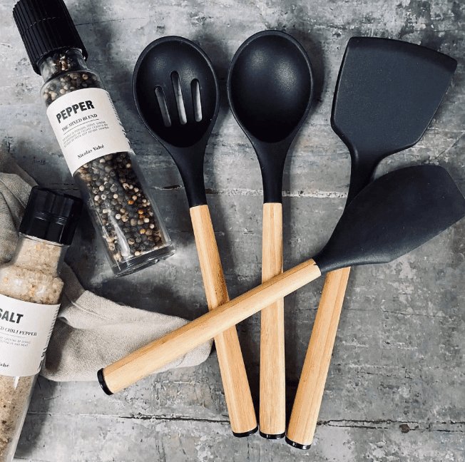 Hulske , silikone og bambushåndtag - VIAMAJA.DK