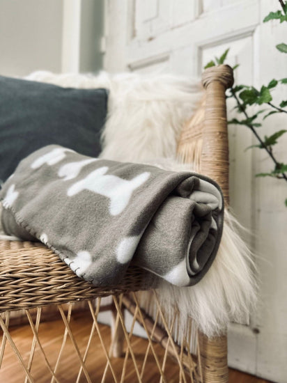Hundetæppe - Beige fleece - VIAMAJA.DK