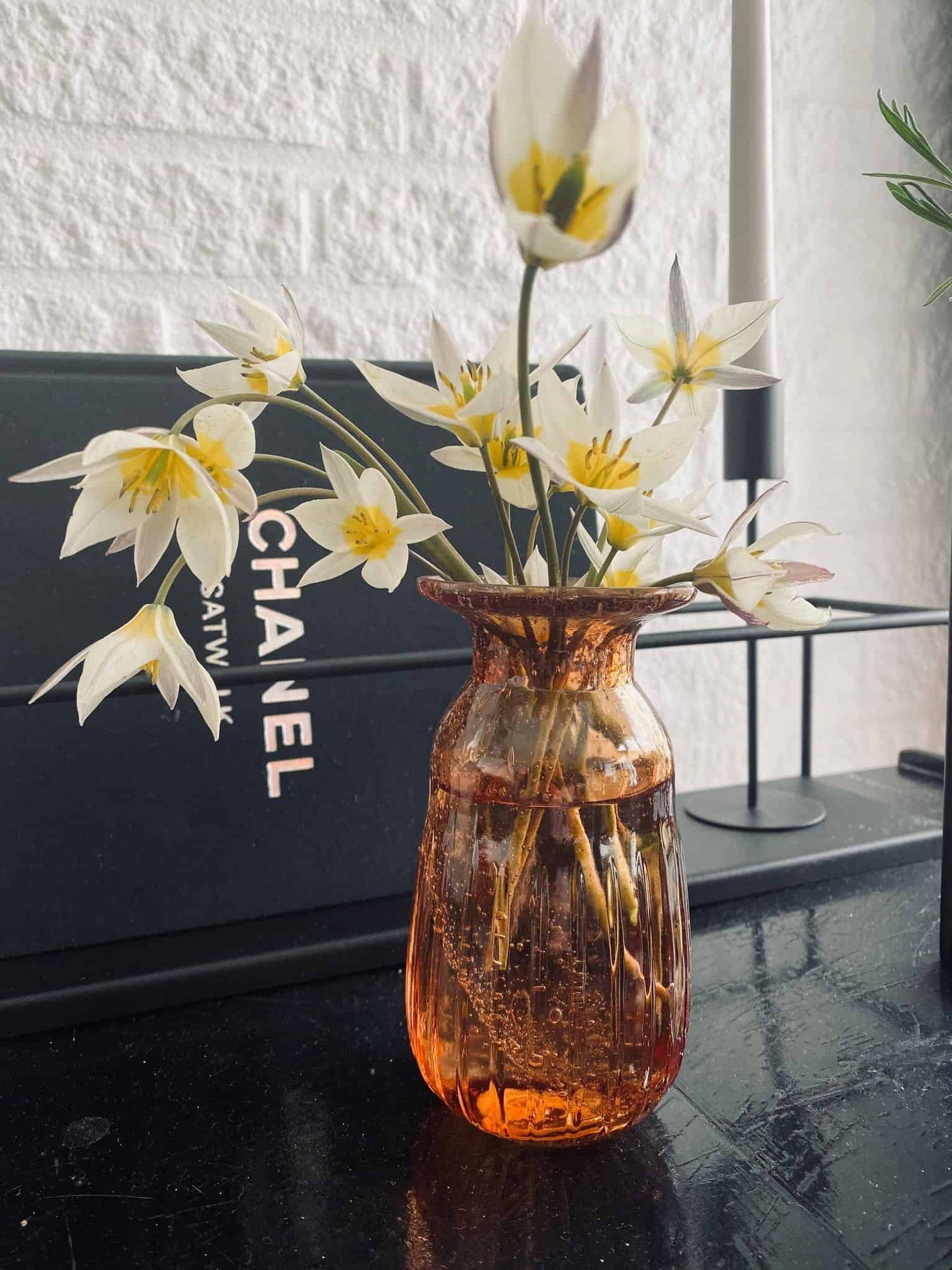 Hyacintvase amber - VIAMAJA.DK