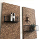 Hylder - 2 stk / Sort metal - VIAMAJA