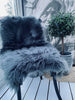 Imitert Dark Grey pels