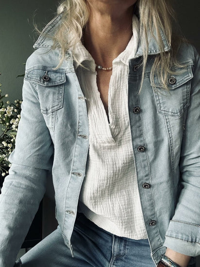 Jakke Alina Denim - VIAMAJA.DK