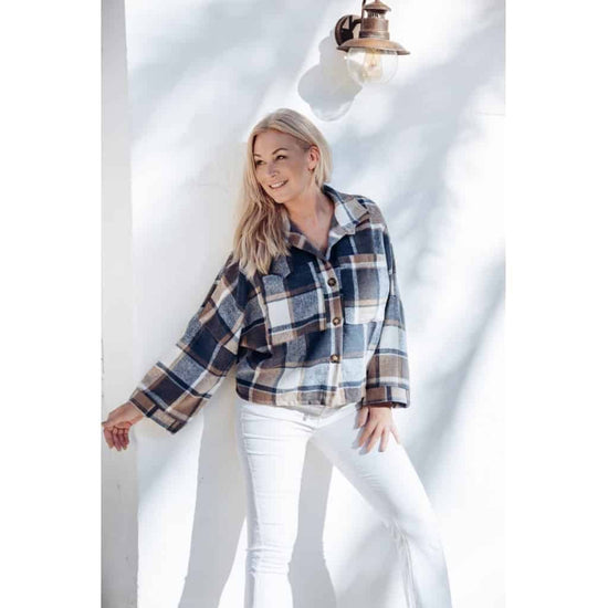 Jakke BLUE SPRING Onesize - VIAMAJA.DK