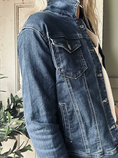 Jakke Denim dark - VIAMAJA.DK