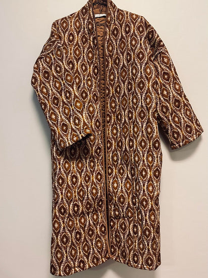 Jakke Quilt cognac - VIAMAJA.DK