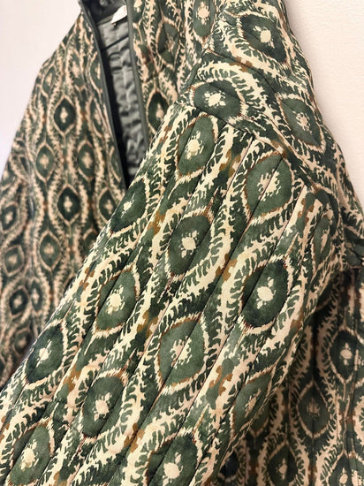 Jakke Quilt grøn - VIAMAJA.DK