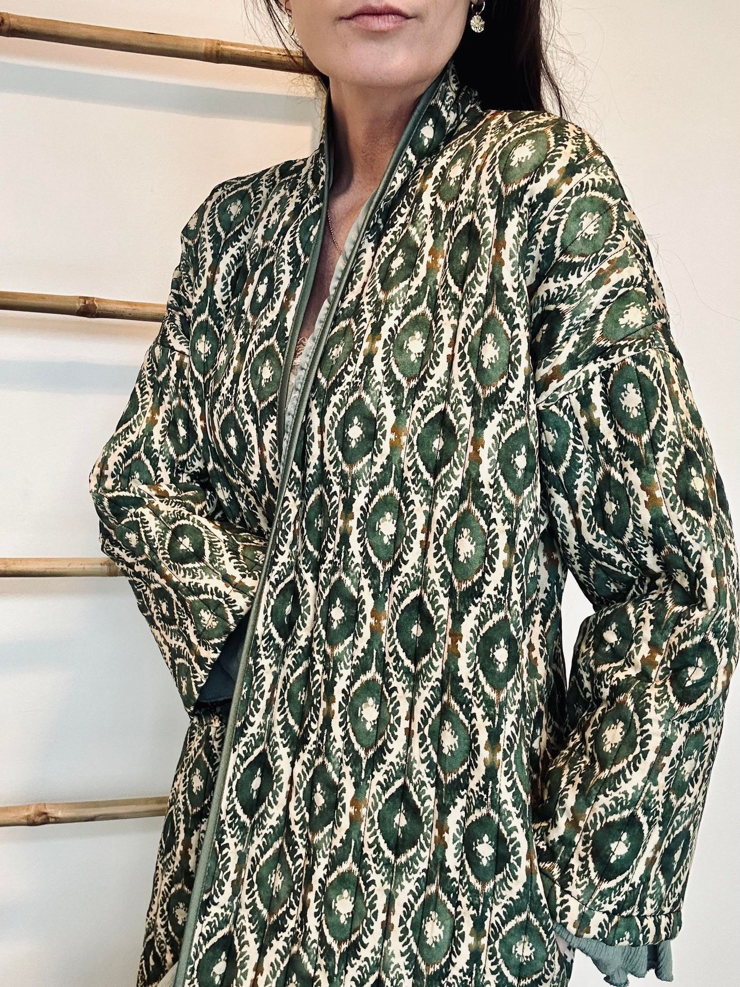 Jakke Quilt grøn - VIAMAJA.DK