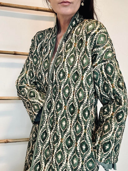 Jakke Quilt grøn - VIAMAJA.DK