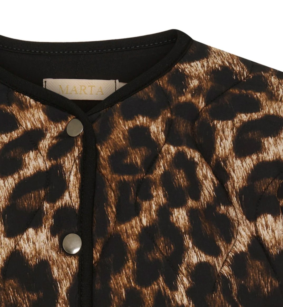 Jakke Quilt Leopard - VIAMAJA.DK