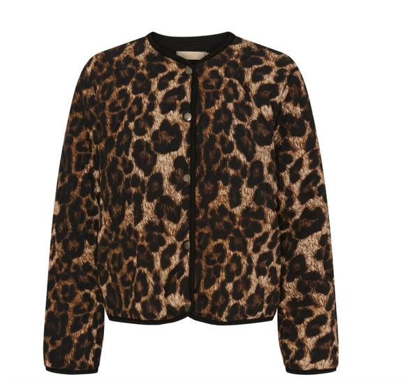 Jakke Quilt Leopard - VIAMAJA.DK