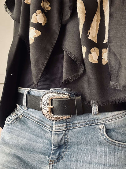 Jeans bælte – Black - VIAMAJA.DK