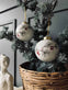 Julekugler i porcelæn - Sæt af 2 stk - VIAMAJA.DK