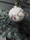 Julekugler i porcelæn - Sæt af 2 stk - VIAMAJA.DK