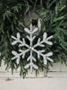 Julehenger 15cm Snøfnugg White mix