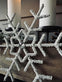 Juleophæng 21cm Snefnug white mix - VIAMAJA.DK