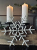 Juleoppheng 21cm Snøfnugg white mix