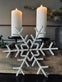 Juleophæng 21cm Snefnug white mix - VIAMAJA.DK