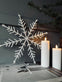 Juleophæng 35cm Snefnug White mix - VIAMAJA.DK