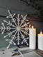 Juleophæng 35cm Snefnug White mix - VIAMAJA.DK