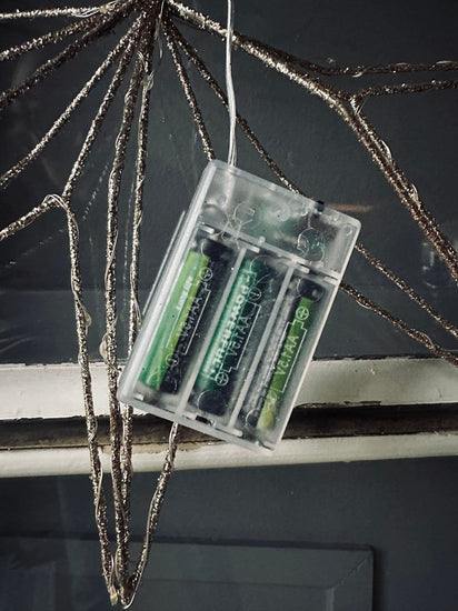 Julestjerne med LED Lys 40cm - timerfunktion - VIAMAJA.DK