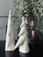 Juletræ 22cm - Hvid porcelæn - VIAMAJA.DK