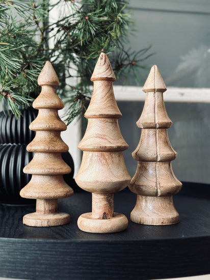 Juletræ Wood mix 24cm - VIAMAJA.DK