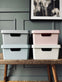 Kasse med låg – Color mix - VIAMAJA.DK