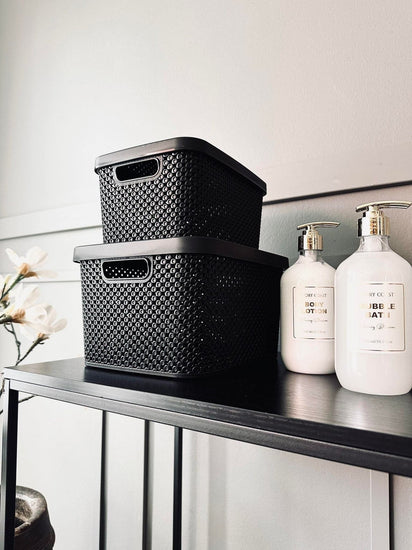 Kasse med låg - Medium VILA BLACK - VIAMAJA.DK