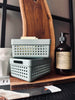 Oppbevaringskasse – Sett med 2 stk Dusty green
