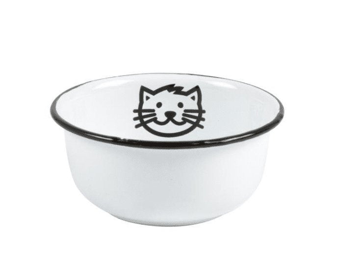 Katteskål emalje - VIAMAJA.DK