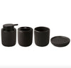 Keramikkserie Black Zen i keramikk - 4 deler