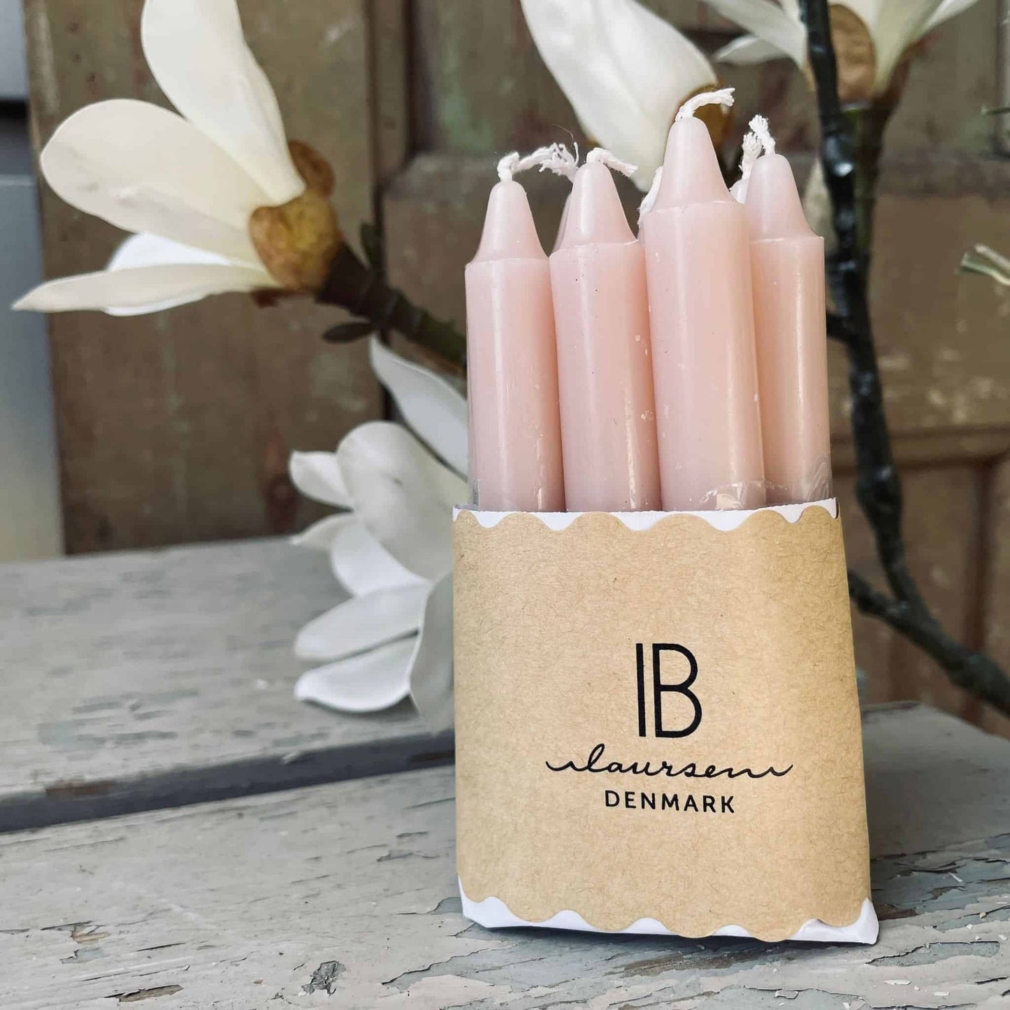 Kertelys pak a 10 stk Malva Rose - VIAMAJA.DK