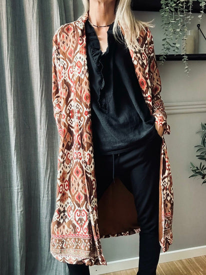 Kimono Boheme Dark - VIAMAJA.DK