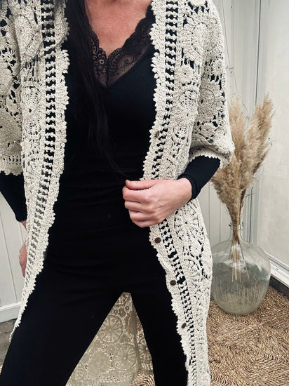 Kimono Boheme strik - VIAMAJA.DK
