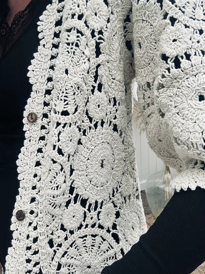 Kimono Boheme strik - VIAMAJA.DK