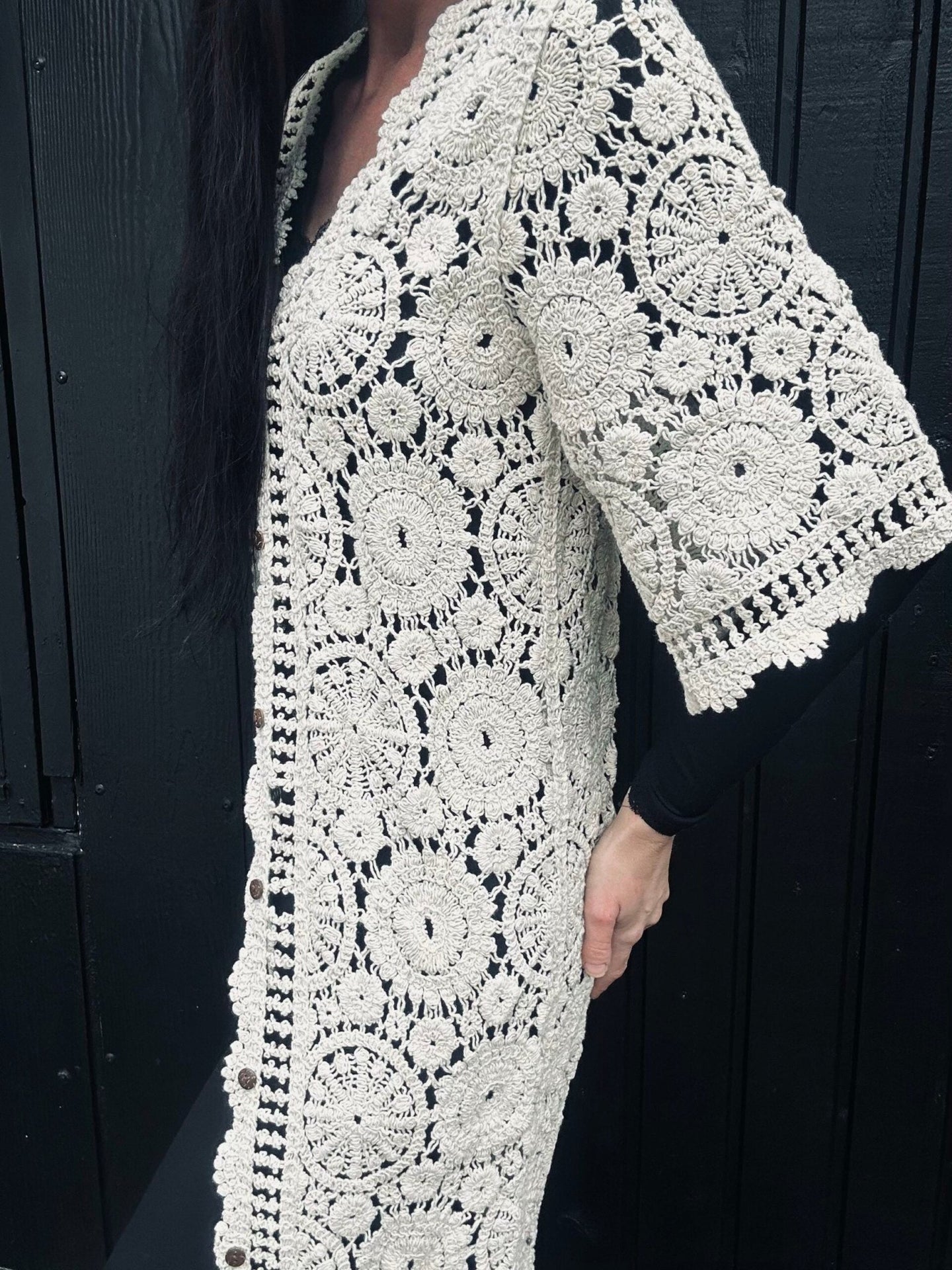 Kimono Boheme strik - VIAMAJA.DK